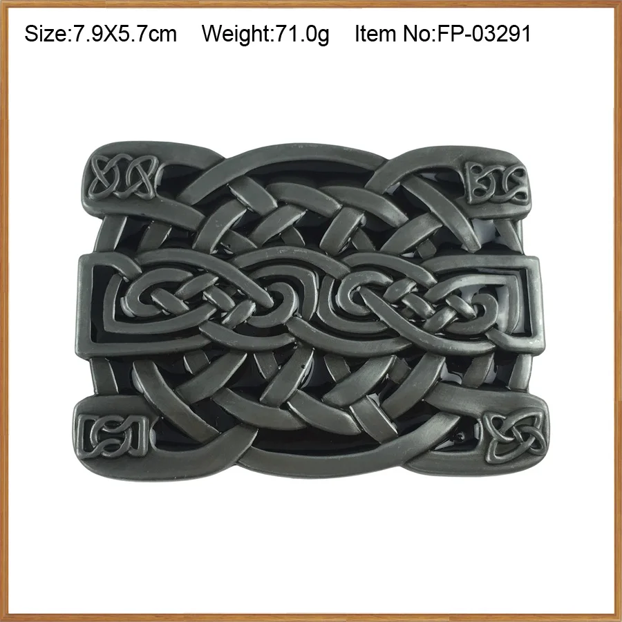 boucle de ceinture avec design celtique